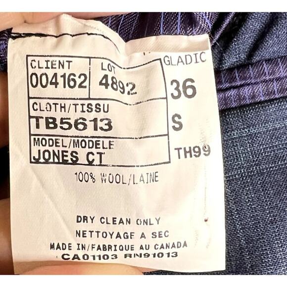 Ted Baker London Jones CT Jacket Blazer Sports Coat  Mens 36 Blue Plaid Preppy - Picture 5 of 8